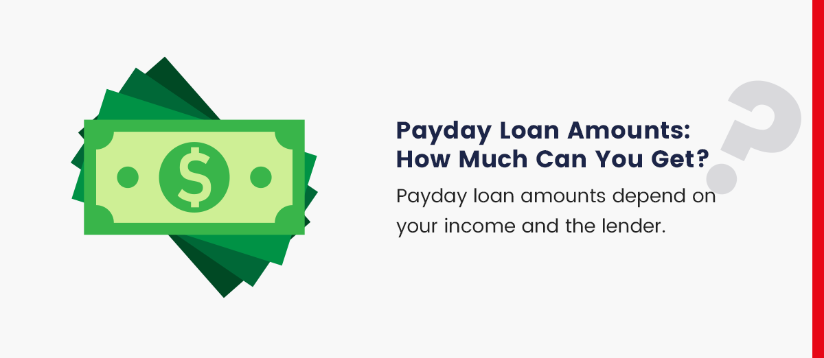 Payday Loan Amounts: How Much Can You Get? Payday Loan Amounts: How Much Can You Get?